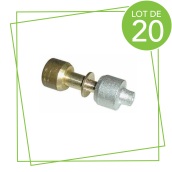 Set of 20 original straight connectors