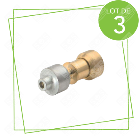 SET OF 3 ORIGINAL STRAIGHT CONNECTORS REFRIGERATOR, FREEZER - L13000630-B3