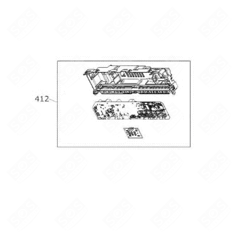 ORIGINAL T0 517BFFF020200000 BOARD WASHING MACHINES - 22310008