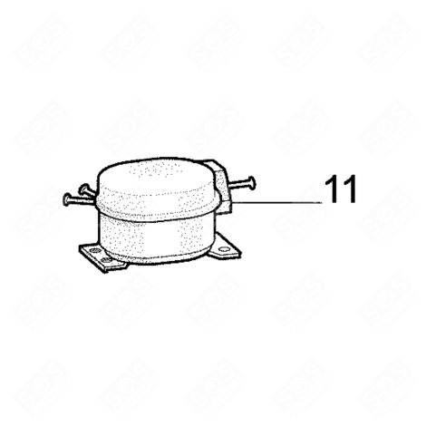 COMPRESSOR FMXY6C+INVERTER OB DI PFC REFRIGERATOR, FREEZER - C00646834