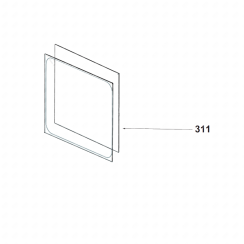 Original internal glass shorter side