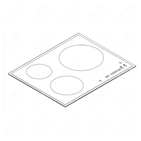 GLASS-CERAMIC TOP ELECTRIC / GAS HOBS - AS0031796