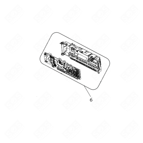 ORIGINAL T3T 10791496 HPAL05 BOARD TUMBLE DRYER - 22398881