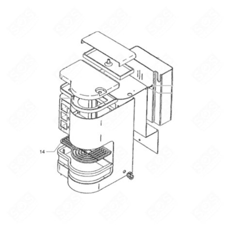 RACK COFFEE MAKER, ESPRESSO - 3PI02650, 500585658