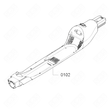 HANDLE (REF. 0102) VACUUM CLEANER  - 11047008