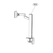 Ergonomic stand (reference 900)