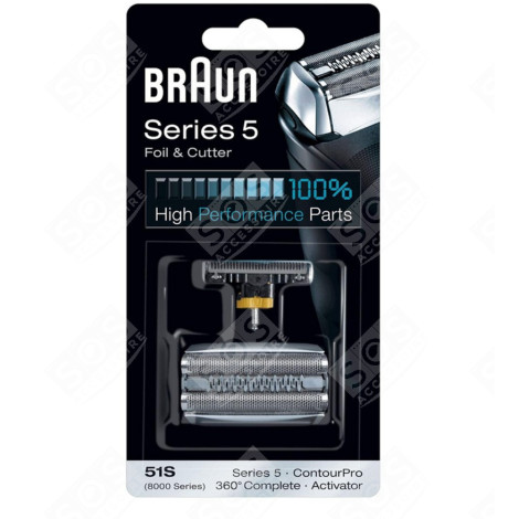 ORIGINAL SHAVING HEAD 52B SERIES 5 ELECTRIC SHAVER - 81384829, 81384830