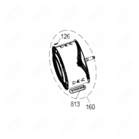 ORIGINAL DRUM 49-ALVA WASHING MACHINE WASHING MACHINES - 22384629