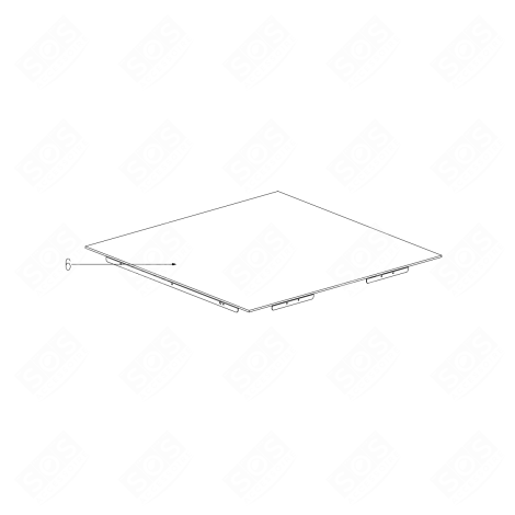 GLASS-CERAMIC TOP ELECTRIC / GAS HOBS - C00909660, 4490262147