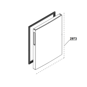 Freezer Section Door (Reference 2973)