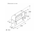 FAN HOUSING, FLAT DUCT 90 ° VERTICAL S EXTRACTOR HOOD - 17006155, HZ9VDSB4