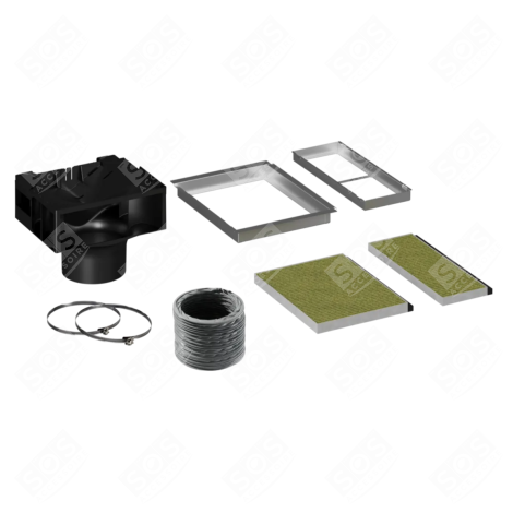 INTEGRATED RECYCLING MODULE, CLEAN AIR STANDARD CHARCOAL FILTER EXTRACTOR HOOD - 17008356