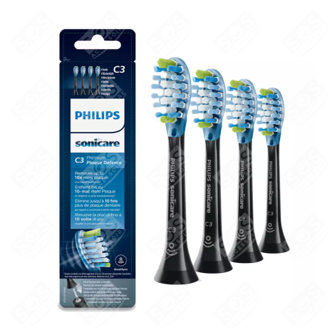 SET OF 4 SONIC TOOTHBRUSH HEADS ELECTRIC TOOTHBRUSH  - HX9044/33, HX904433