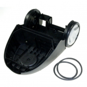 Housing with rear wheels