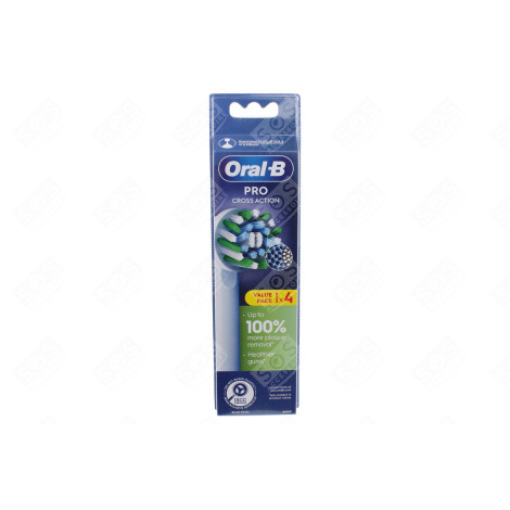 ORIGINAL ORAL-B CROSS ACTION BLACK TOOTHBRUSH REF XF 4CT ELECTRIC TOOTHBRUSH  - 8006540893470