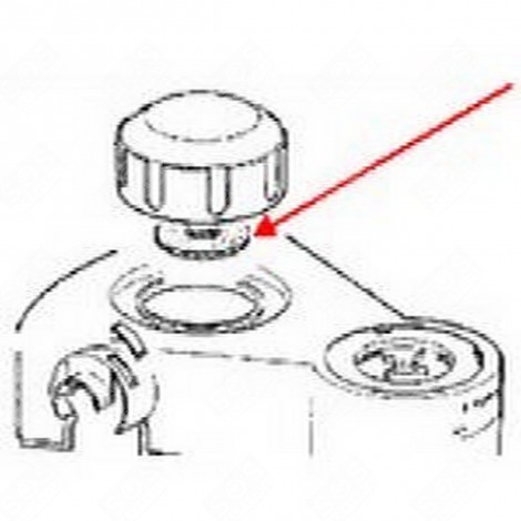 LID SEAL COFFEE MAKER, ESPRESSO - REF.40160