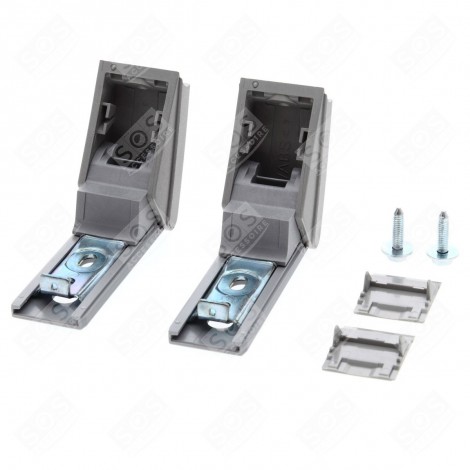 STAINLESS STEEL DOOR HANDLE REPAIR KIT REFRIGERATOR, FREEZER - 9590190, 9590124