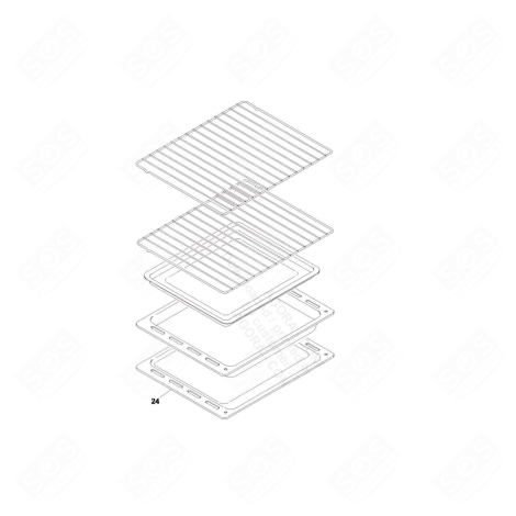 SHELF (REFERENCE 24) GAS / ELECTRIC OVENS - 70029611