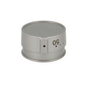 Stainless steel temperature knob
