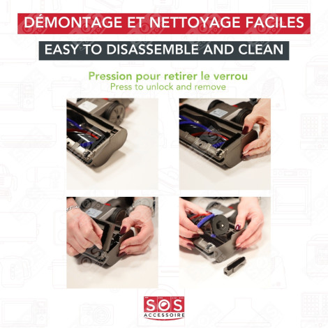 BROSSE COMPATIBLE V7/V8 VACUUM CLEANER  - 967483-01