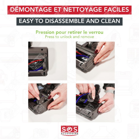 COMPATIBLE BRUSH V7/V8/V10/V11/V15 VACUUM CLEANER  - D009