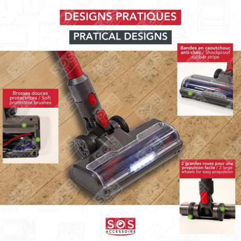 COMPATIBLE BRUSH V7/V8/V10/V11/V15 VACUUM CLEANER  - D009