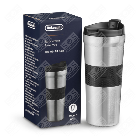 705 ML STAINLESS STEEL TRAVEL MUG COFFEE MAKER, ESPRESSO - AS00006840