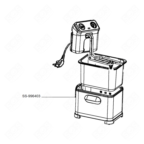 BODY ELECTRIC FRYERS - SS-996403, SS996403
