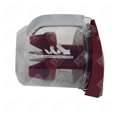 COMPLETE SEPARATOR, DARK RED DUST CONTAINER VACUUM CLEANER  - SS-7235007419, SS7235007419