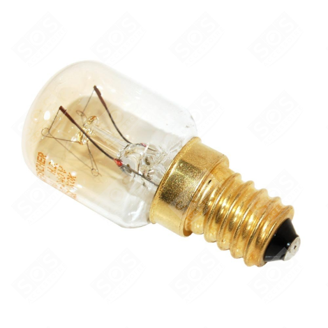 ORIGINAL PEAR-SHAPED BULB 300°C / E14 / T22 / 15W / 220V MICROWAVE OVENS - 484000008843, C00863216