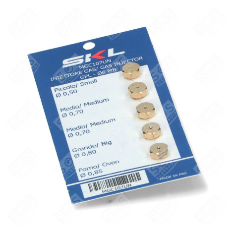 BUTANE/PROPANE INJECTOR KIT 6 MB GAS / ELECTRIC OVENS - MGC107UN