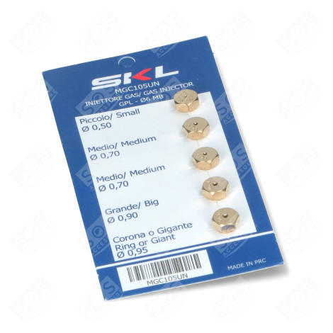 BUTANE/PROPANE INJECTOR KIT 6 MB GAS / ELECTRIC OVENS - MGC105UN