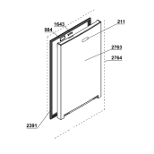 Door seal (refrigerator part) reference 2391