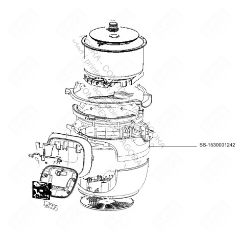 UPPER PART STEAMER - SS-1530001242, SS1530001242