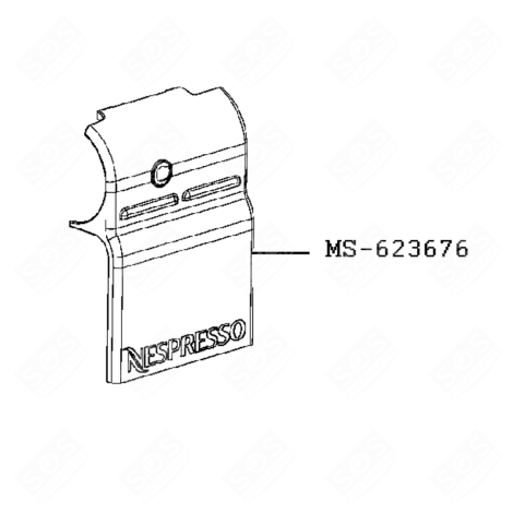 BLUE RIGHT FLANGE COFFEE MAKER, ESPRESSO - MS-623676, MS623676