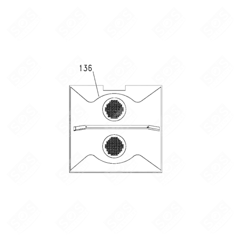PROPELLER GUARD (REFERENCE 136) GAS / ELECTRIC OVENS - 42821261