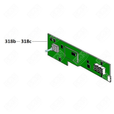 MODULE DE COMMANDE (REPÈRE 318B) TUMBLE DRYER - 70026857