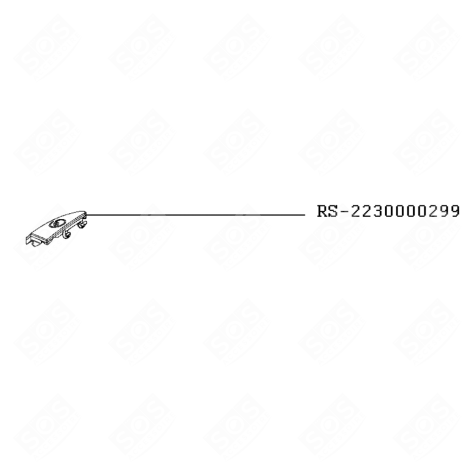 YELLOW REWIND PEDAL VACUUM CLEANER  - RS-2230000299, RS2230000299