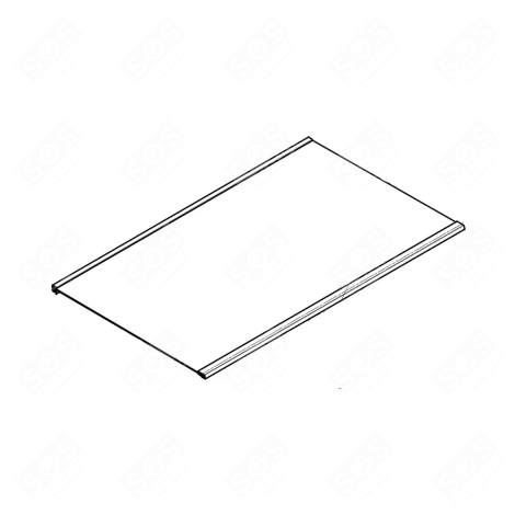 GLASS SHELF, VEGETABLE COMPARTMENT REFRIGERATOR, FREEZER - ACQ89579314