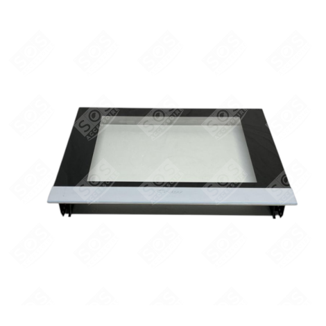 GLASS SET WITH HANDLE AND HINGE (REFERENCE 178P) GAS / ELECTRIC OVENS - 42812254, 44006098