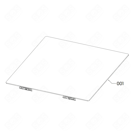 TABLE DE CUISSON (REPÈRE 001) ELECTRIC / GAS HOBS - 5551128951, 555112895