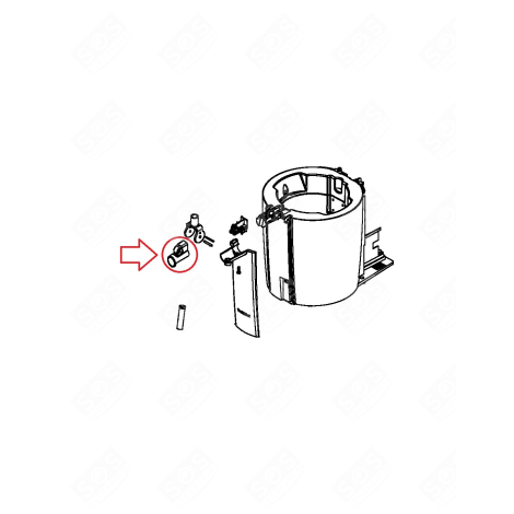 45° FAUCET COVER BEER PUMP - MS-620696
