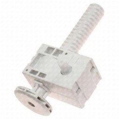 Rear adjustable foot