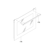 Outer glass (reference 178)