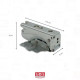 HINGES (X2) REFRIGERATOR, FREEZER - 00481147, 00492680