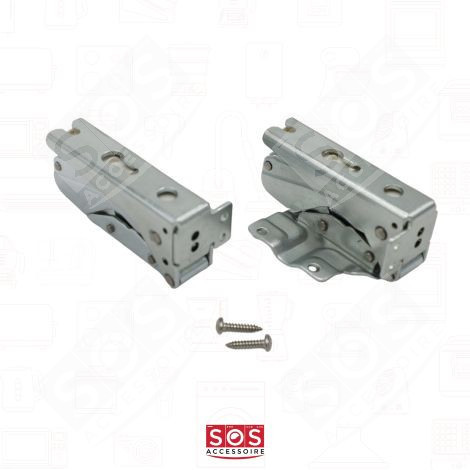 HINGES (X2) REFRIGERATOR, FREEZER - 00481147, 00492680