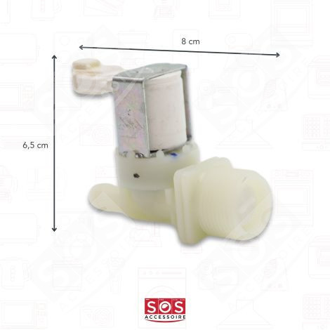 1-WAY SOLENOID VALVE 180° DISHWASHER - 480140102032