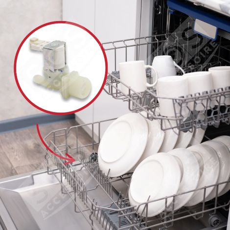 1-WAY SOLENOID VALVE 180° DISHWASHER - 480140102032