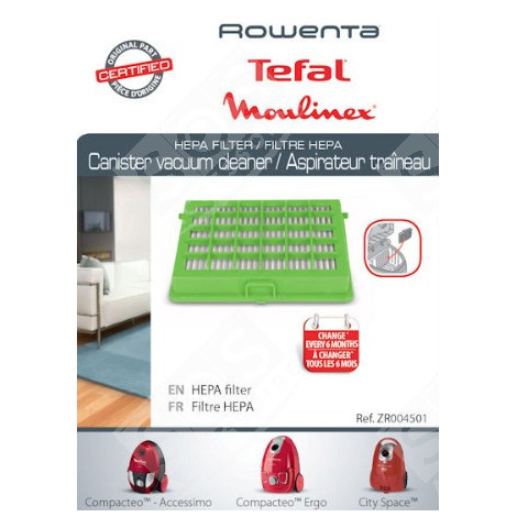 FILTRE HEPA D'ORIGINE VACUUM CLEANER  - ZR004501