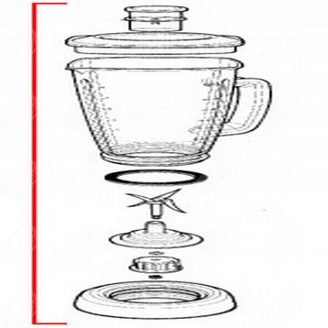 COMPLETE BLENDER JUG FOOD PROCESSOR - MS-5863173